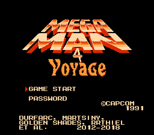 The coverart image of Mega Man 4: Voyage (Hack)