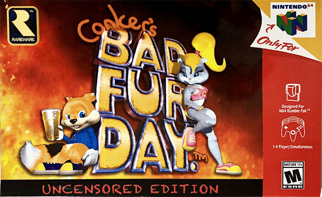 The coverart image of Conker's Bad Fur Day (Uncensored)