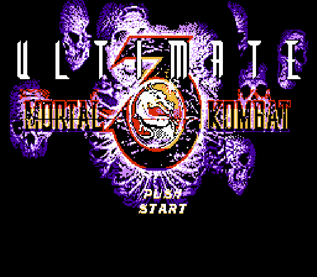The coverart image of Ultimate Mortal Kombat 3 NES