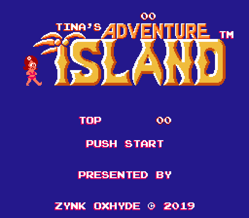 The coverart image of Tina's Adventure Island