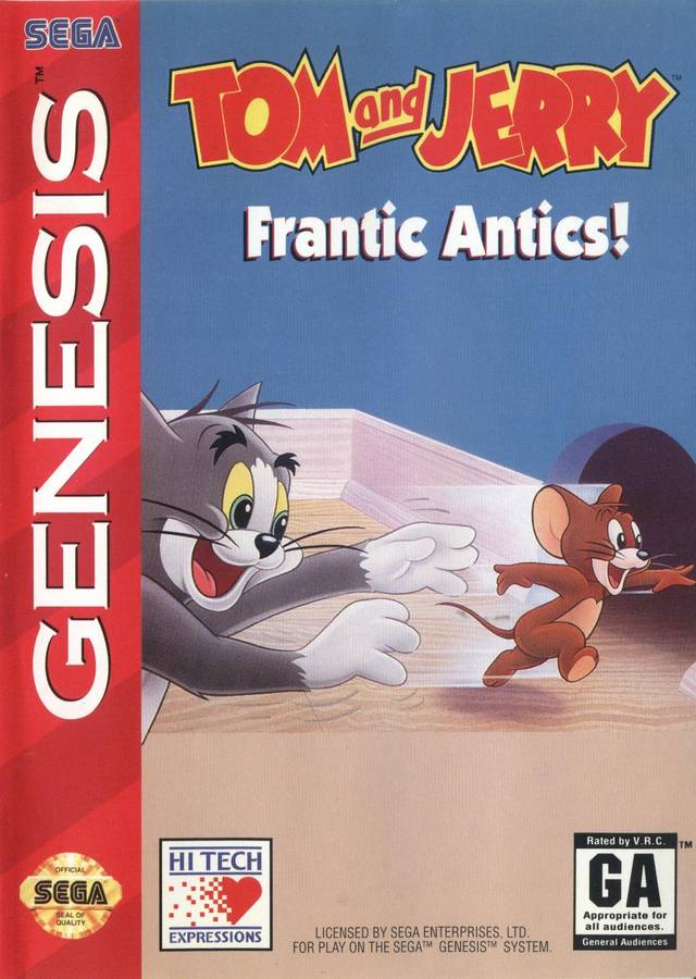 The coverart image of Tom and Jerry: Frantic Antics!