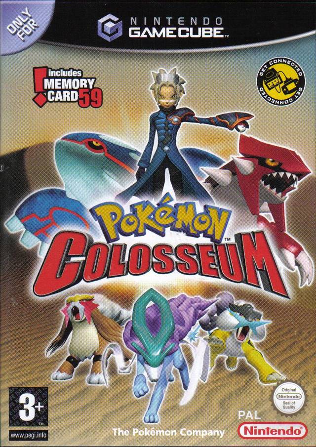 The coverart image of Pokemon Colosseum