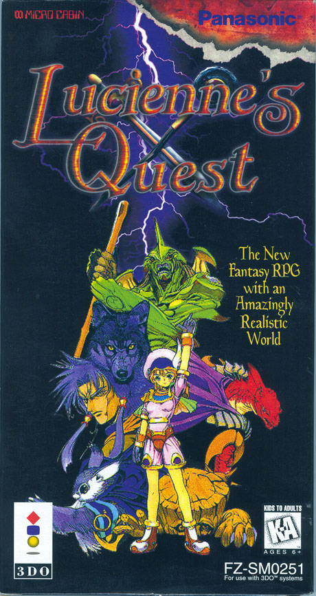 The coverart image of Lucienne's Quest