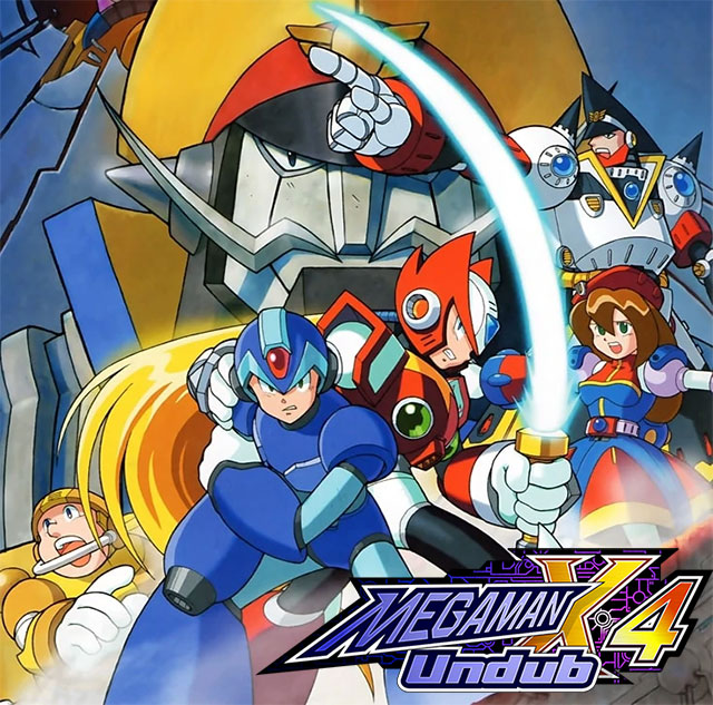 The coverart image of Mega Man X4 (Undub+Retranslation)