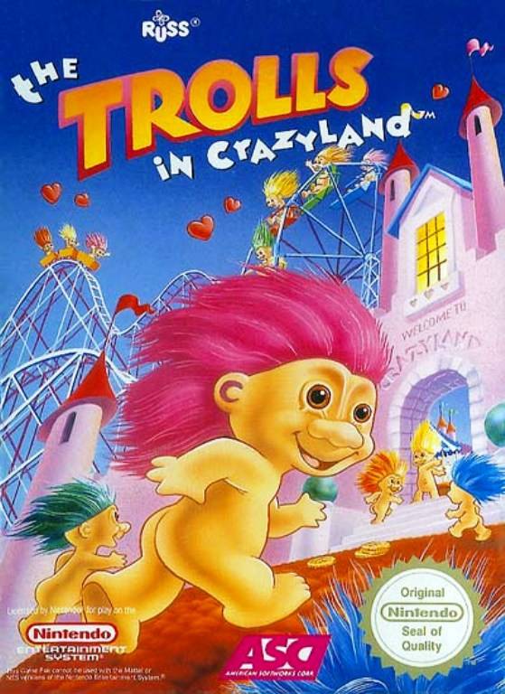 The coverart image of The Trolls in Crazyland