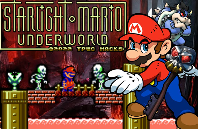 The coverart image of Starlight Mario: Underworld