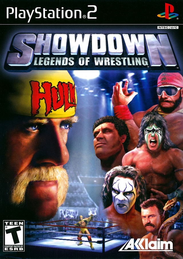 The coverart image of Showdown: Legends of Wrestling
