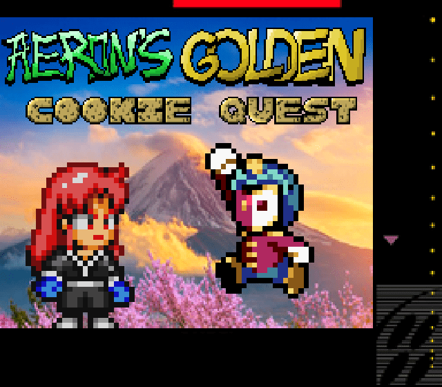 The coverart image of Aeron's Golden Cookie Quest