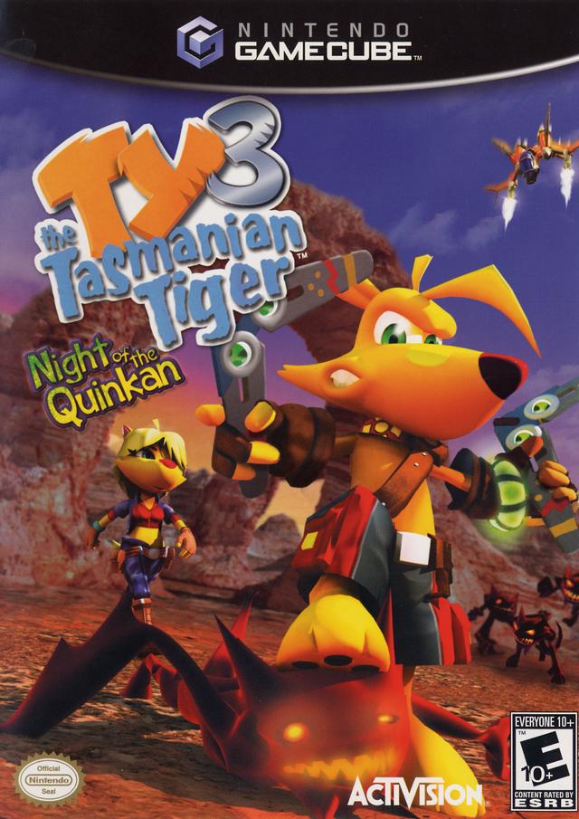 The coverart image of TY the Tasmanian Tiger: Night of the Quinkan