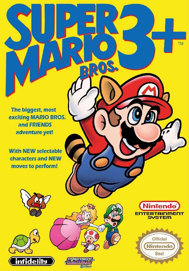 The coverart image of Super Mario Bros. 3+