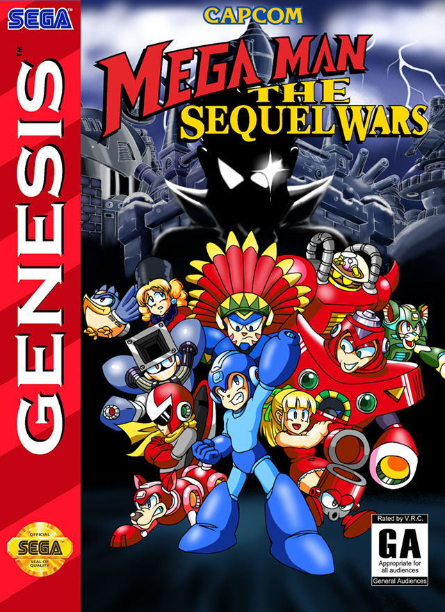 The coverart image of Mega Man The Sequel Wars Episode Red