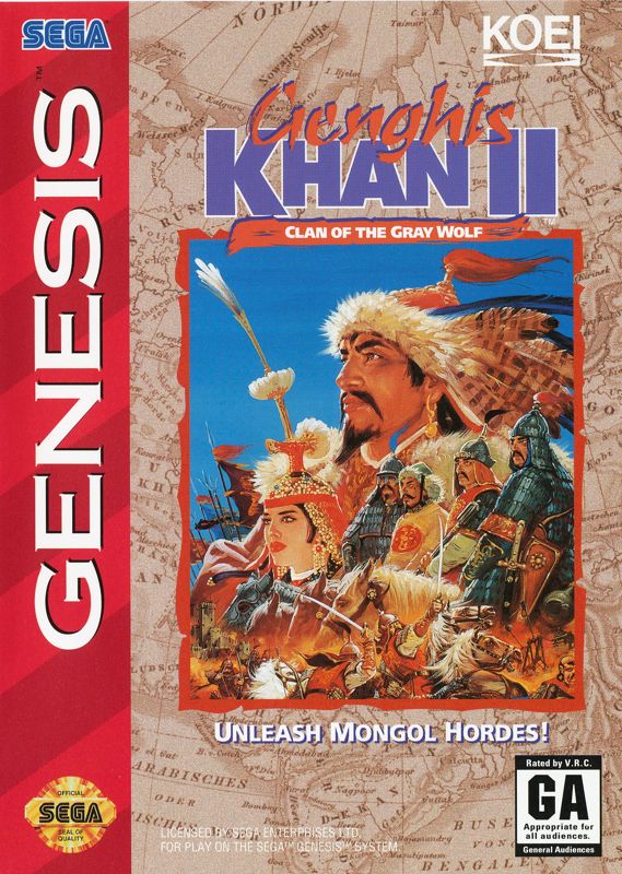 The coverart image of Genghis Khan II: Clan of the Gray Wolf