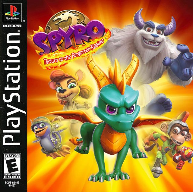The coverart image of Spyro 3.5: Return to the Forgotten Realms