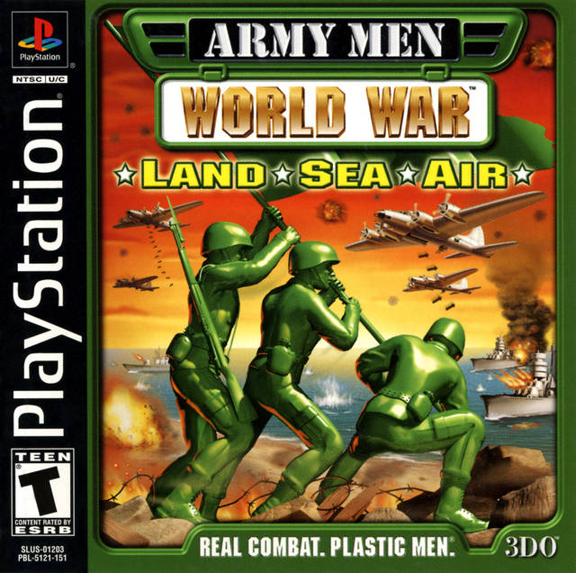 The coverart image of Army Men: World War - Land, Sea, Air