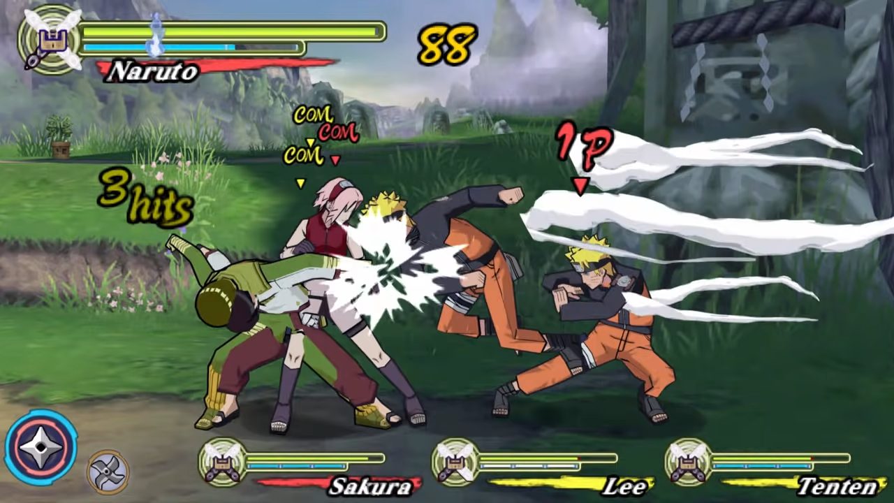 Naruto Shippuden Ultimate Ninja Heroes 3 PSP - for sale online
