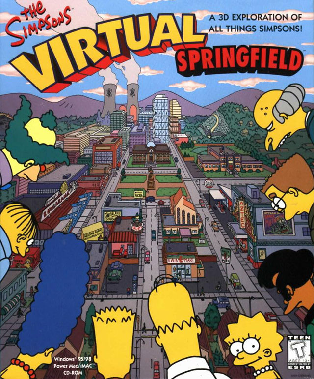 The coverart image of The Simpsons: Virtual Springfield